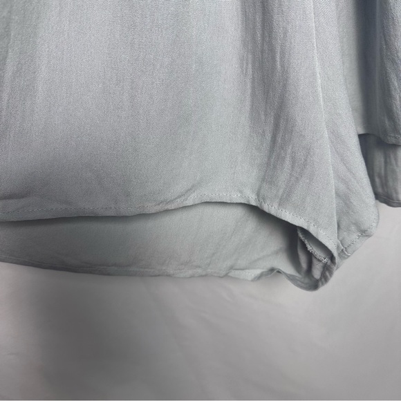 Mable Dusty Blue Smocked Romper sz M - Picture 3 of 9